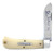 Great Eastern Cutlery Tidioute Scout Beaver Tail Slip Joint Smooth White Bone 73