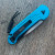 Microtech LUDT Auto Turquoise Black Standard 135-1TQ