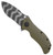 Zero Tolerance 0301 Strider Onion Folder A/O Titanium Ranger Green G-10 Tiger Stripe