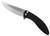 Pro-Tech Cambria Flipper Button Lock Solid Black Stonewash Blade CF01