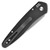 Pro-Tech Newport Black Handle w/ Carbon Fiber Stonewash Blade 3415