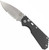 Pro-Tech Strider SnG Auto Black Knurl w/ Safety Stonewash Serrated Blade 2406
