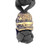 Lion Armory Spartan Warrior Brass Bead Lanyard Black