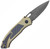 Buck Impact Auto Tan/Carbon Fiber DLC Blade Limited Edition 898TNSLE-B