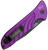 Kershaw Launch 5 Auto Emerson Design Purple Handle Black Blade 7600PURBLK