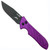 Kershaw Launch 5 Auto Emerson Design Purple Handle Black Blade 7600PURBLK