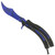 Knife Geeks Pro Series Butterfly Sapphire Blue Handle Blue Blade