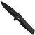 Kershaw 1988 Flythrough Frame Lock Black Blade