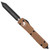 Microtech Ultratech Spartan Contoured Tan Black Standard 223-1TA