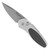 Pro-Tech Sprint Auto Silver Handle w/ Carbon Fiber Inlay Stonewash Blade 2910