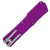 Heretic Knives Cleric OTF D/E Purple Handle Stonewash Blade H016-2A-PURPLE