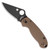 Spyderco Para 3 Compression Lock Earth Brown G-10 Handle DLC Blade C223GPBNBK