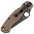 Spyderco Para Military 2 Compression Lock Earth Brown G-10 Handle DLC Blade C81GPBNBK2