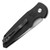 Pro-Tech TR-3 Elite 20th Anniversary Black Handle Hand Compound Ground Mirror Polish Blade Limited Edition PT20-005