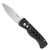 Pro-Tech TR-2 20th Anniversary Black Skeletonized Handle Satin CPM-20CV Blade Pearl Button Limited Edition PT20-002