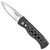 Pro-Tech TR-2 20th Anniversary Black Skeletonized Handle Satin CPM-20CV Blade Pearl Button Limited Edition PT20-002