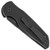 Pro-Tech TR-3 L3 Left Handed Black Tactical Handle DLC Serrated Blade