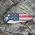 Pro-Tech Les George SBR PK Vintage Flag Handle Stonewash Blade Pearl Button LG440