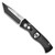 Pro-Tech TR-1.61 Skull Black Handle Two Tone Blade Limited Edition