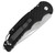 Pro-Tech TR-4 F5 Feather Textured Black Handle Stonewash Blade