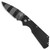 Pro-Tech Strider PT Auto Textured Super Grip Black Handle Tiger Stripe DLC Blade 2307-TIGER