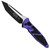 Microtech Socom Elite Auto T/E Purple Black Standard 161A-1PU