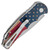 Pro-Tech TR-5 Auto PK Vintage Flag Handle Stonewash Blade T540