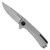 Kershaw Comeback Frame Lock Stainless Steel Handle Stonewash Blade 2055