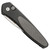 Pro-Tech Half Breed Black Handle w/ Carbon Fiber Inlay Stonewash Blade Carbon Fiber Button 3615-LTD