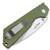Pro-Tech Strider SnG Auto Solid Green Handle Stonewash Blade 2401-GREEN