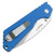 Pro-Tech Strider SnG Auto Solid Blue Handle Stonewash Blade 2401-BLUE