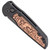 Pro-Tech TR-3.53 Black Handle w/ Shaw Steampunk Copper Inlay DLC Blade Limited Edition