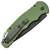 Pro-Tech TR-4.3 D2 Green Handle DLC CPM-D2 Blade