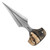 Kim Breed Custom Push Dagger Spalted Maple Wood Handle Nitro V Blade