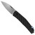 Zero Tolerance 0235 Anso Slip Joint Folder Spear Point Carbon Fiber Handle Stonewash Blade