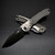 Heretic Knives Wraith Manual S/E Carbon Fiber Handle w/ Flamed Ti Bolster DLC Blade H001-6A-CFFTI