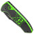 Pro-Tech Les George SBR GXII Black Green G-10 Logo Top Handle DLC Blade USN Limited Edition