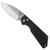 Pro-Tech Strider SnG Auto Custom 416 Stainless Steel Frame w/ Black Micarta Top Stonewash Blade Prototype SA3
