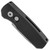 Pro-Tech Runt 5 Reverse Tanto Textured Black Handle Stonewash Blade R5205