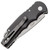 Pro-Tech TR-5 SA.1 Lerch Titanium Assist Black Handle Stonewash Blade