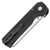 Arcform Slimfoot Auto Solid Black Handle Acidwash Blade