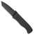 Pro-Tech Emerson CQC7 Auto Operator Series Solid Black Handle DLC Blade Tritium Button Sterile