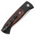 Pro-Tech Small Brend 2 Auto Black Handle w/Cocobolo Wood Inlays Satin Blade 1206-C