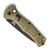 Benchmade Claymore Auto Ranger Green Grivory Handle Cobalt Black Serrated Blade 9070SBK-1
