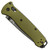 Benchmade Bailout Axis Lock Ranger Green Aluminum Handle Gray Cerakote M4 Blade 537GY-1