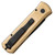Pro-Tech Godson AlBronze Handle DLC Blade Pearl Button Limited Edition 7112
