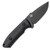 Pro-Tech Les George SBR Fixed Blade Black G-10 Handle DLC Blade Gfeller Leather Sheath LG513