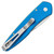 Pro-Tech Half Breed Solid Blue Handle Stonewash Blade 3605-BLUE