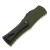 Microtech Hera D/E OD Green Handle Black Standard Blade 702-1OD