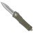 Microtech Combat Troodon D/E OD Green Stonewash Partial Serrated 142-11OD